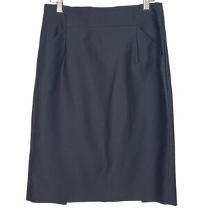 J Crew, Black Pencil Skirt, EUC, Size 2